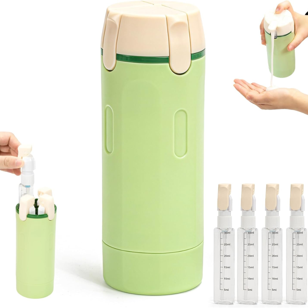 TravelClean 4 en 1- Dispensador de viaje inteligente.