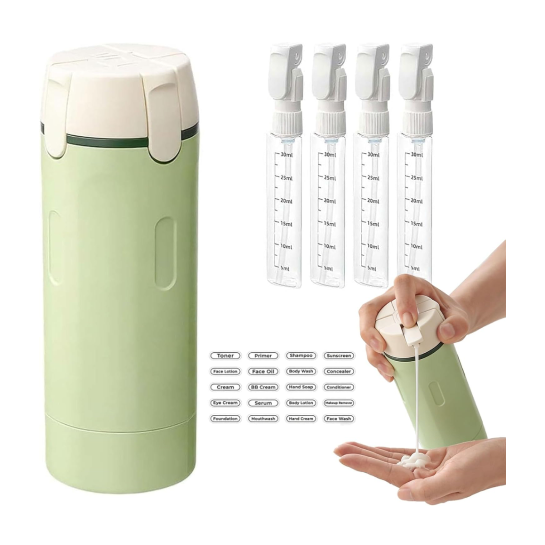 TravelClean 4 en 1- Dispensador de viaje inteligente.