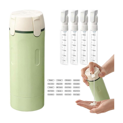 TravelClean 4 en 1- Dispensador de viaje inteligente.