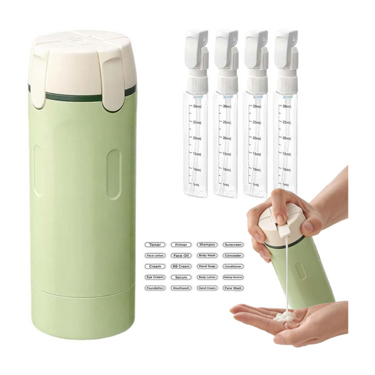 TravelClean 4 en 1- Dispensador de viaje inteligente.